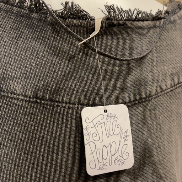 Free People Boho Embroidered Bell Sleeve Sweatshirt - Picture 7 of 10